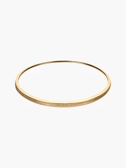 Diamond Pave Hinged Bangle
