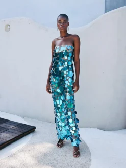 Disco Strapless Dress