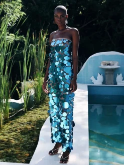 Disco Strapless Dress