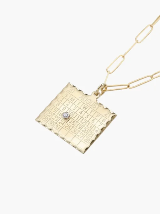 Double Sided 1960s Calendar Charm