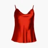 Draped Spaghetti Strap Cami