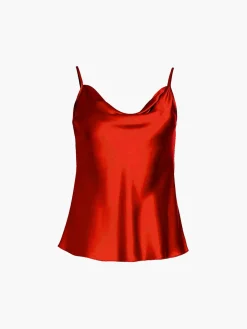 Draped Spaghetti Strap Cami