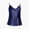 Draped Spaghetti Strap Cami