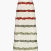 El Carmen Embroidered Cotton Midi Skirt