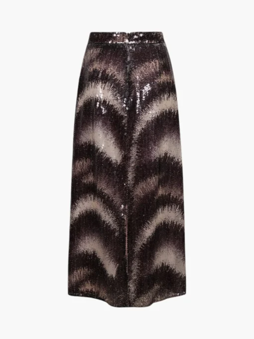 El Carmen Sequins Midi Skirt