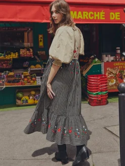 Eliza Embroidered Maxi Dress