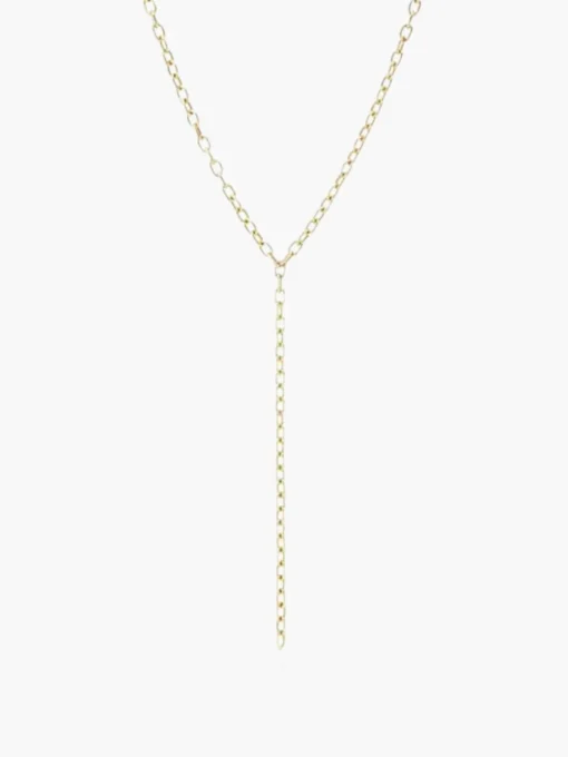 Elongated Chain Link Lariat