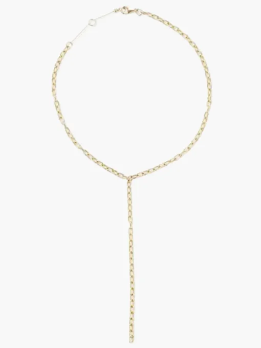 Elongated Chain Link Lariat