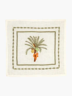 Embroidered Cocktail Napkins