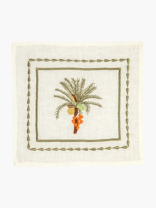 Embroidered Cocktail Napkins