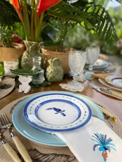 Embroidered Linen Napkins