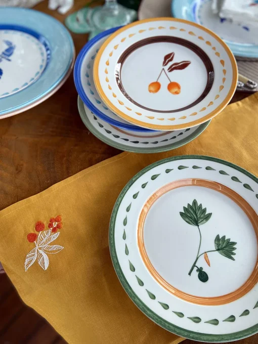 Embroidered Linen Napkins