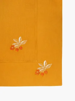 Embroidered Linen Napkins