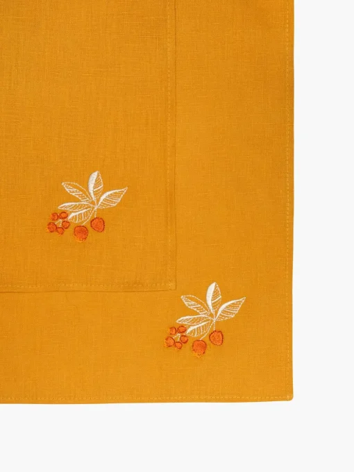 Embroidered Linen Napkins