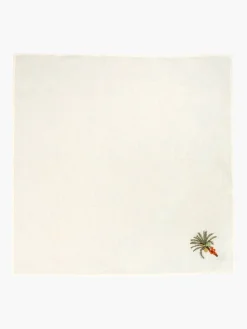 Embroidered Linen Napkins