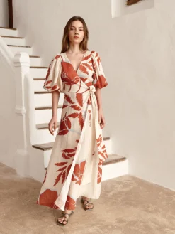 Ermita Linen Midi Dress