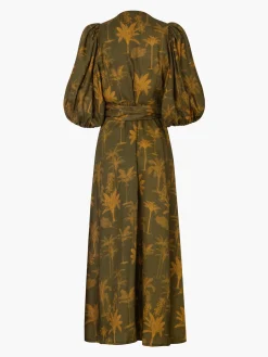 Ermita Wrap Around Midi Linen Dress