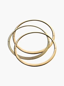 Exclusive Hinged Oval Bangle Set