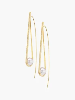 Exclusive Pearl Arc Earring