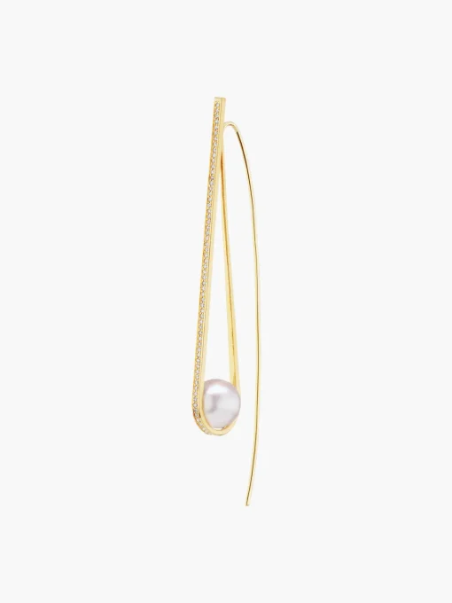 Exclusive Pearl Arc Earring