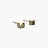 Facet Logo Stud Earrings