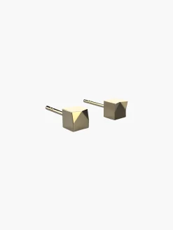 Facet Logo Stud Earrings