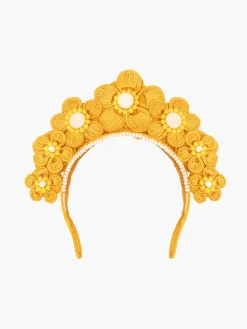 Flower Iraca Headpiece