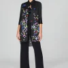 Flutter Print Georgette Long Collared Shirt