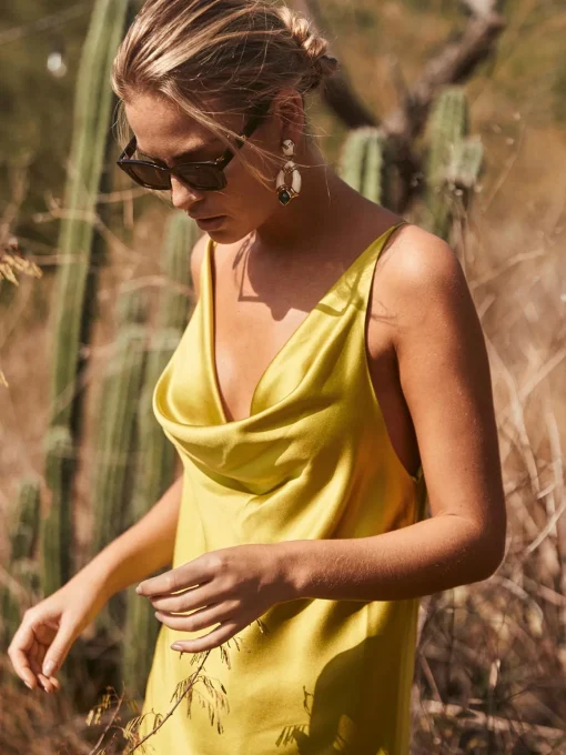 Fountain Silk Dress