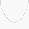Four Diamond Bezel Chain