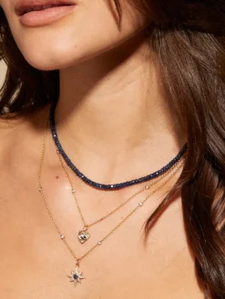 Four Diamond Bezel Chain