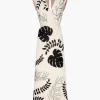 Gualanday Canvas Hand Embroidered Midi Dress