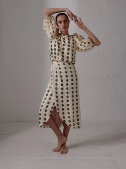 Guayacan Silk Martellato Blouse