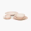 Hand Painted Six Piece Table Setting in Rose