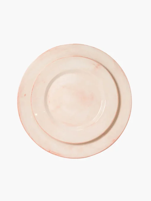 Hand Painted Six Piece Table Setting in Rose