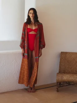 Herradura Cotton-Silk Maxi Dress