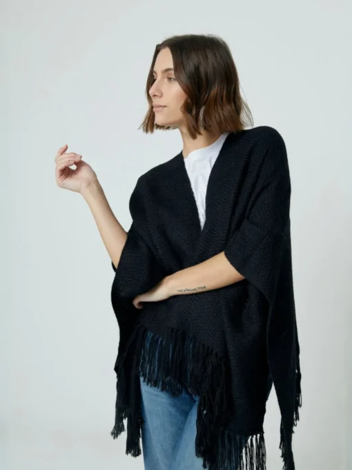 Herringbone Ruana