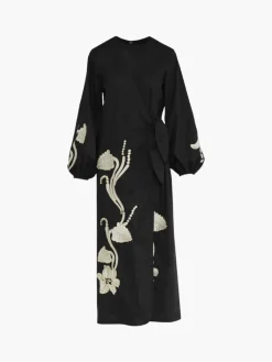 Hojarasca Cotton Embroidered Tunic Dress