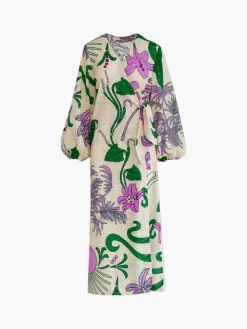 Hojarasca Cotton Eyelet Maxi Dress