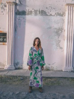 Hojarasca Cotton Eyelet Maxi Dress