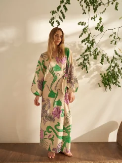 Hojarasca Cotton Eyelet Maxi Dress