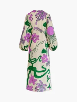 Hojarasca Cotton Eyelet Maxi Dress