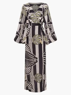 Hojarasca Cotton Silk Maxi Dress