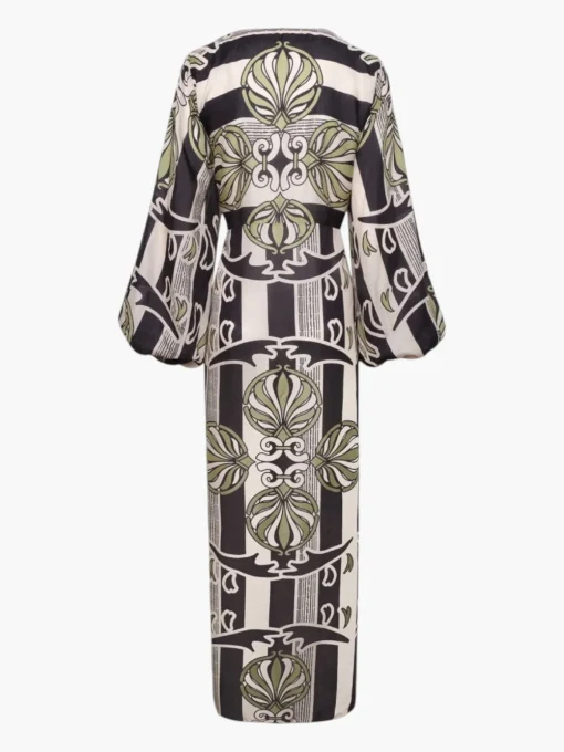 Hojarasca Cotton Silk Maxi Dress