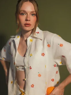 Holiday Button Shirt