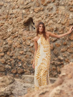 Ipanema Linen Maxi Dress