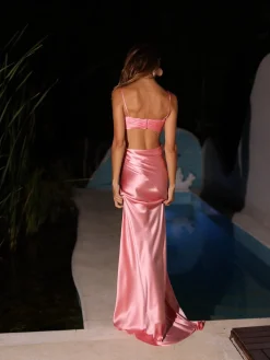 Irma Asymmetrical Silk Dress