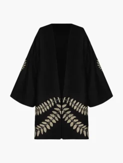 Joaquina Embroidered Linen Mini Tunic