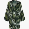 Joaquina Silk Jacquard Mini Kaftan