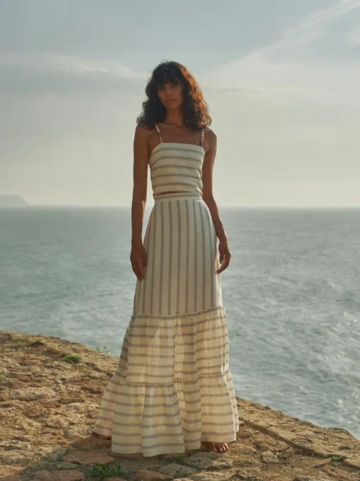 Julieta Linen Maxi Skirt